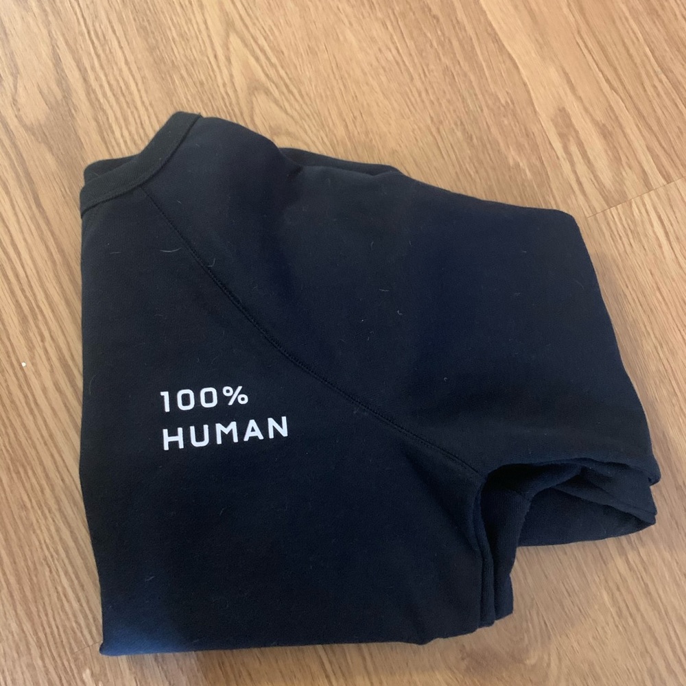 Everlane 100% Human Unisex Sweatshirt in Black